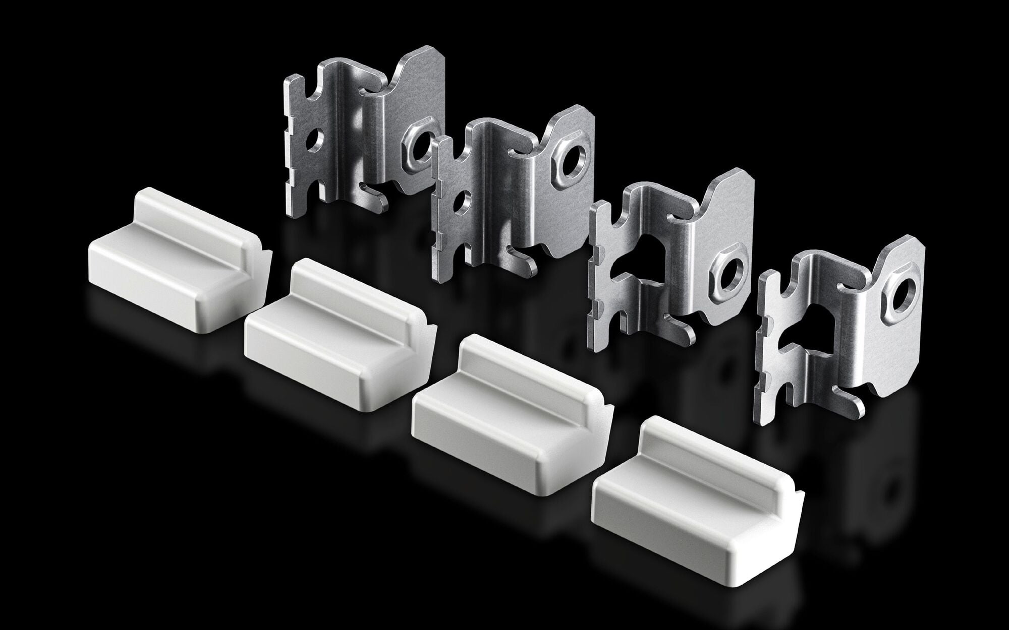 SZ Wall mounting bracket, for AX and KX, carbon steel, wall distance: 20 mm