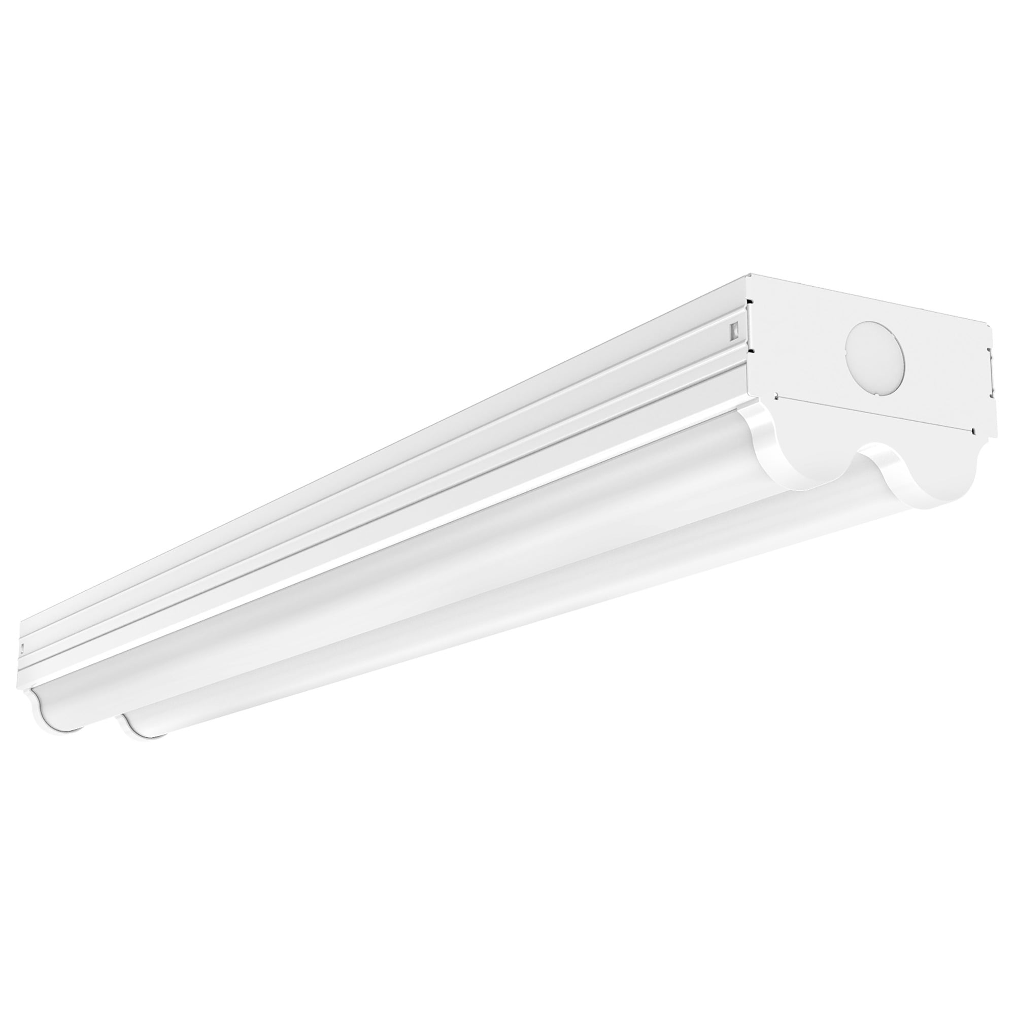 2-Foot 20 Watt LED Double Light Strip Fixture - 2200 Lumens - 4000K - 120-277V