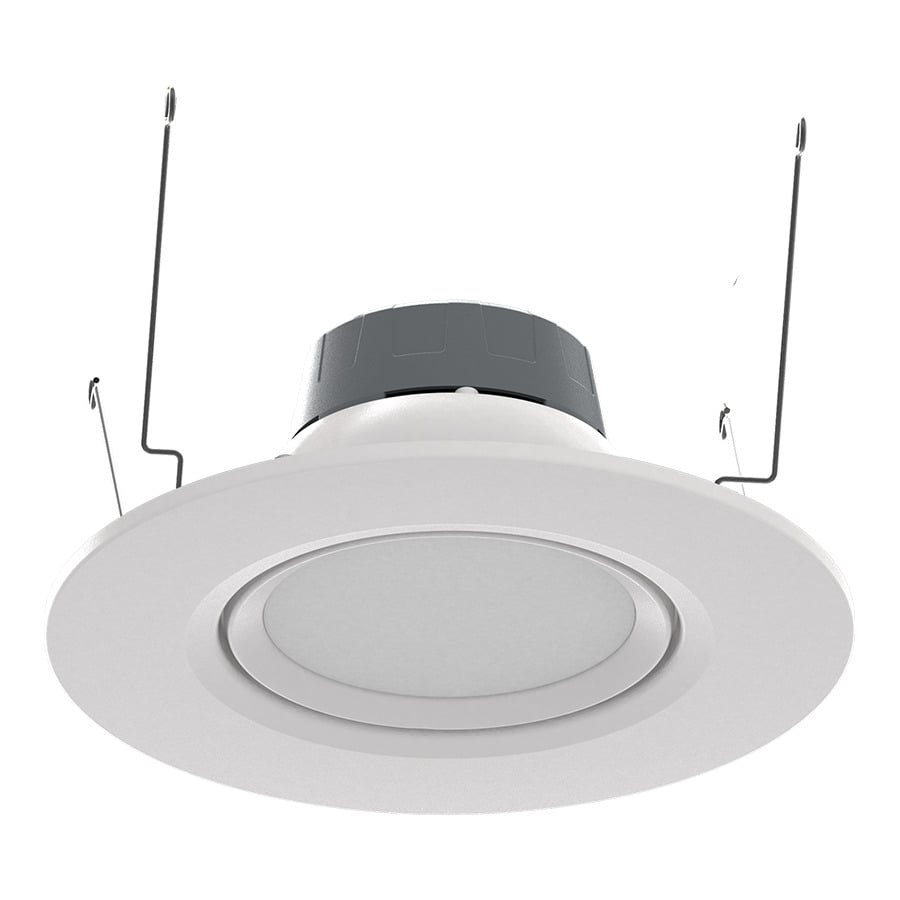 Recessed Downlights 947.6 Lumens Retrofit Adjustable 6 Inches 10W CRI90 Round 5Cct 120V White