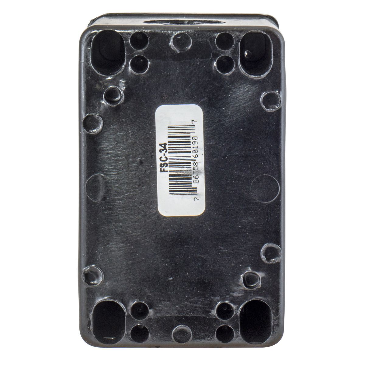 Wallplates and Boxes, Boxes, 1-Gang, FS Style, Shallow, Black Phenolic, 2) 3/4" Kos