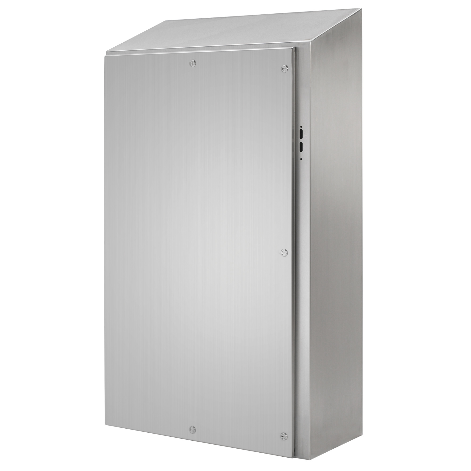 WaterShed Wallmount Disconnect Enclosure Type 4X, 30x25x8, Brushed, SS304