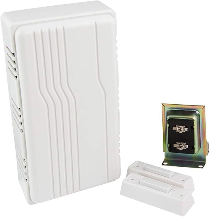 C212-W 2-Entrance Unlighted Wired Builders Chime Kit, Plastic, White