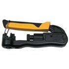 Heavy-Duty Multi-Connector Compression Crimper, One tool crimps most cable sizes for both inside (premises) and outside (utility) cabling