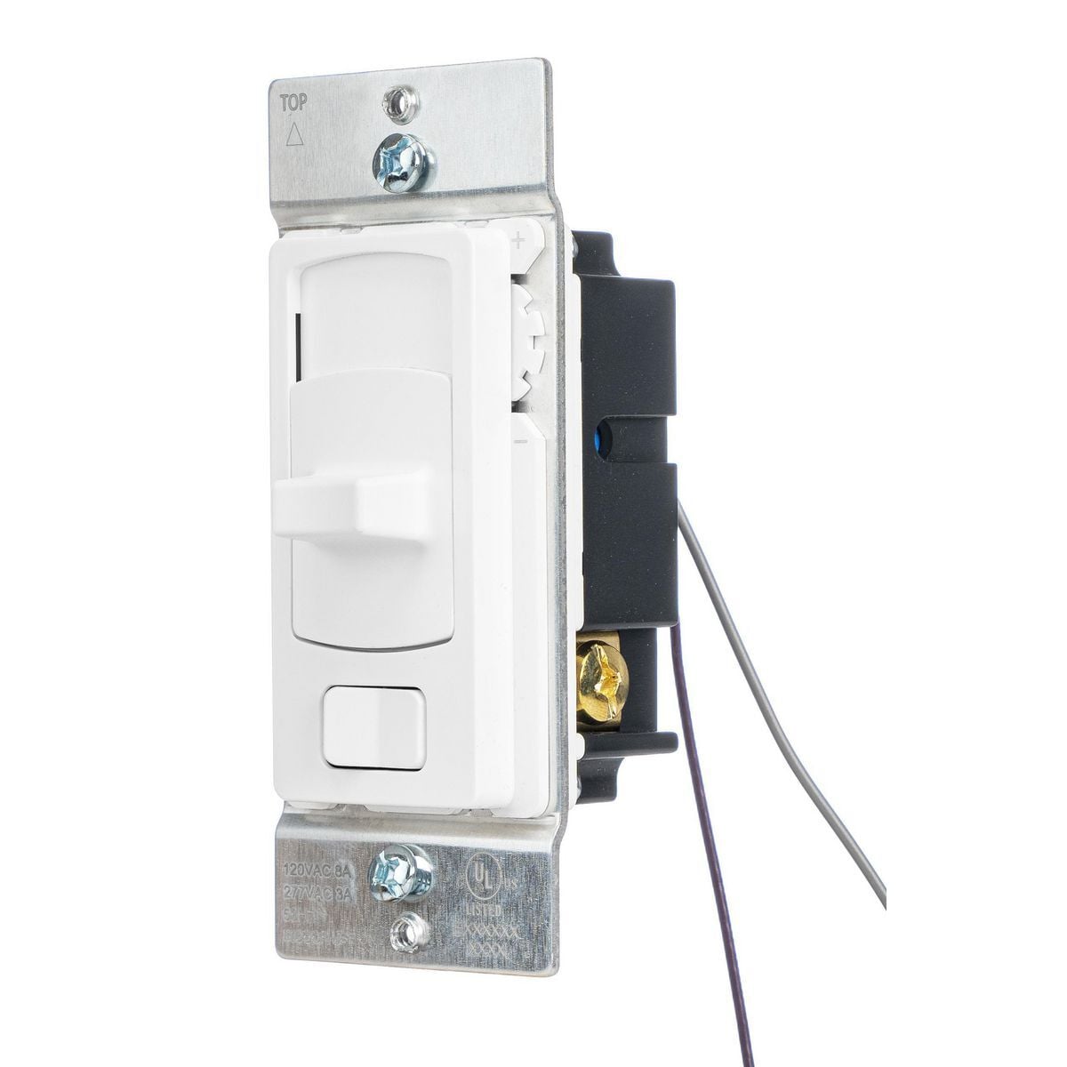 Take control of the lighting ambiance in your home while reducing your energy footprint by combining our Low Voltage Slide Dimmer Switch with efficient LED light lamps. Designed to work with a range of ballasted LED lamps for Residential and Light Commercial usage. Customize the feel and comfort of your lighting with Hubbell's Residential Dimmers.