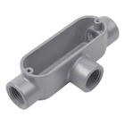1 inch Threaded Die Cast Aluminum Conduit Body, T-Style, For Use with Rigid/IMC Conduit