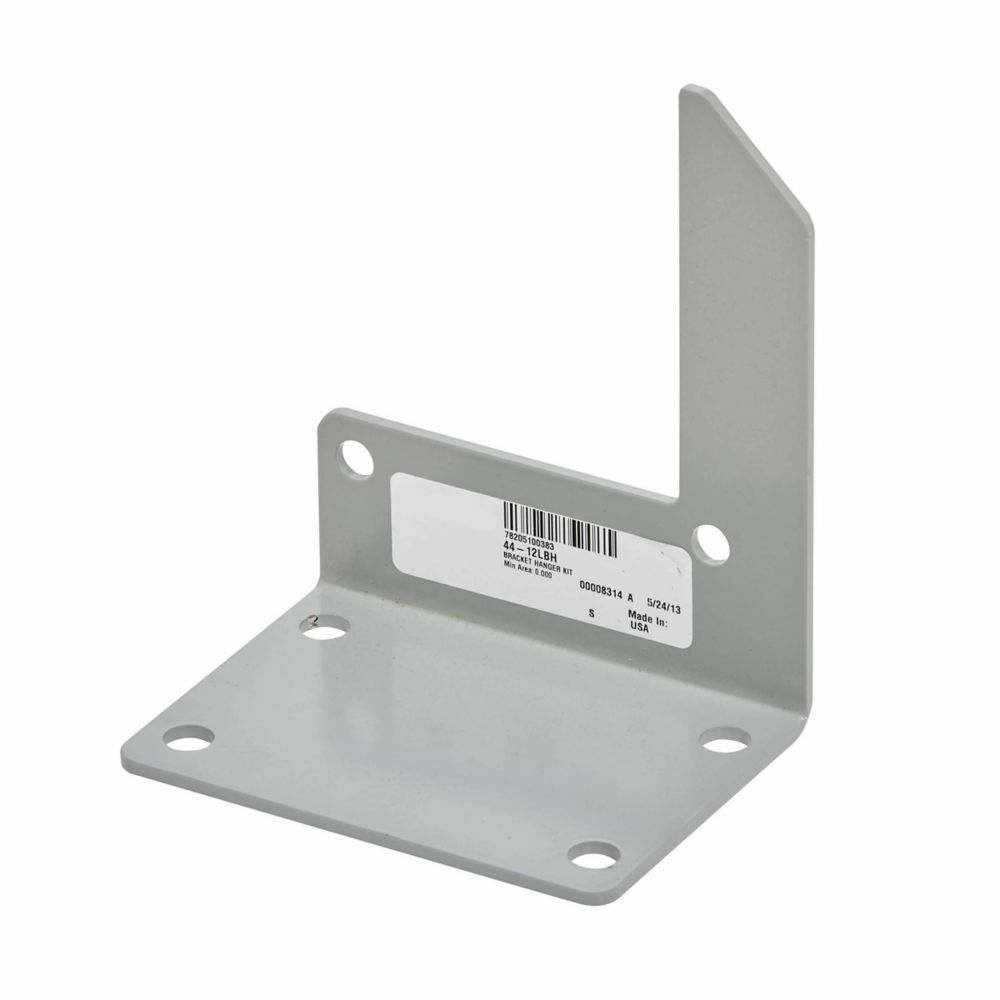 Eaton B-Line series wireway hanger, Wireway hangers (bracket), NEMA 12, Steel, ANSI 61 gray painted finish, 8" X 8"