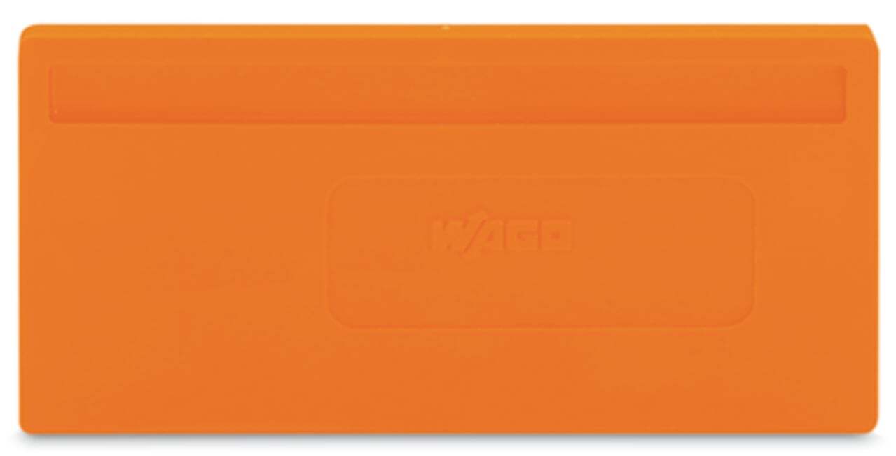 Separator plate; 2 mm thick; oversized; orange