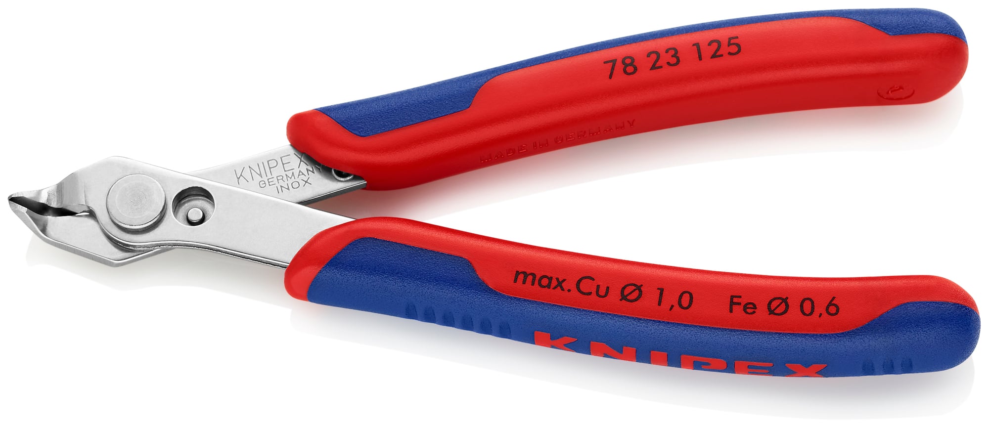 Electronics Super Knips, 5 in., Multi-Component, Polished, Flush Cut, Oval Head, Up to 1/64 in. Medium Wire