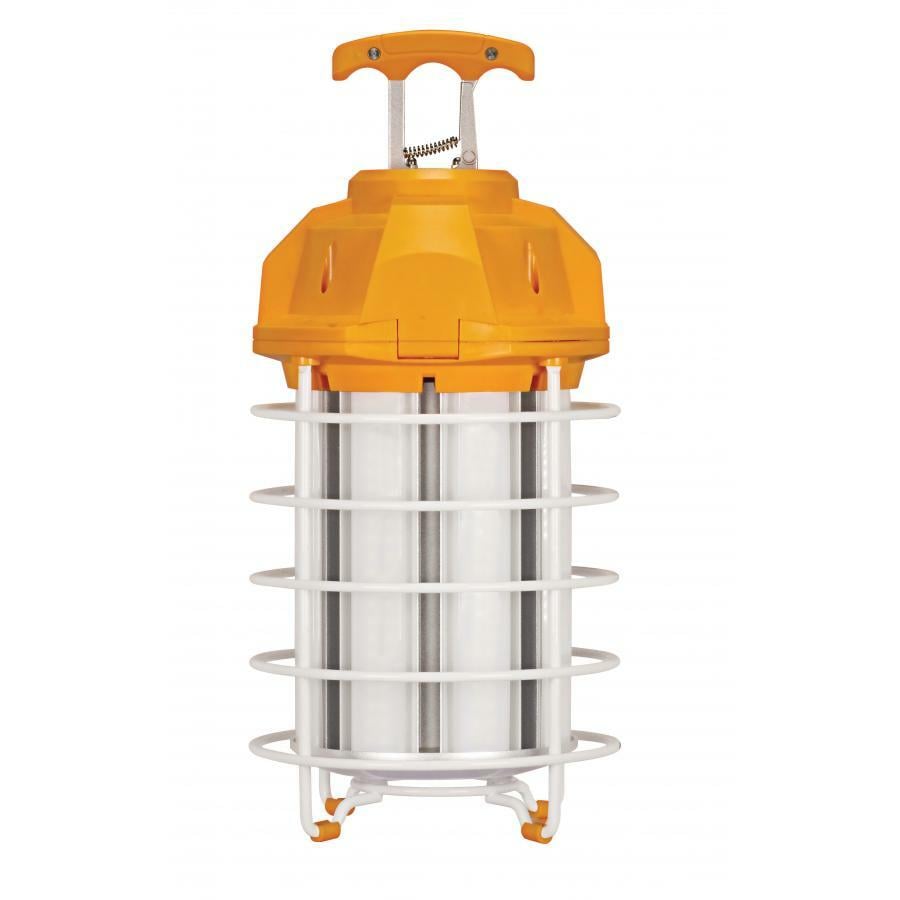 150 Watt LED Hi-Lumen Temporary Hi-bay Caged Lamp - 5000K - Integrated Cord / Plug and Hook