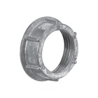 Bushing, Conduit, Trade Size 4 Inch, Width 5.02 Inch, Thickness 0.85 Inch, Die-Cast Zinc with Heavy Reinforced Ribs, For use with Rigid/IMC Conduit