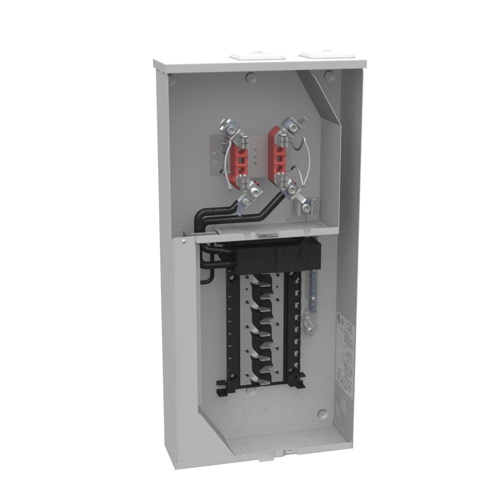 U5268-XTL-200-KK 4 Term, Ringless, 2 Small Closing Plates, 1-200 Amp, Main Breaker, 20 Branch Circuit, Horn Bypass