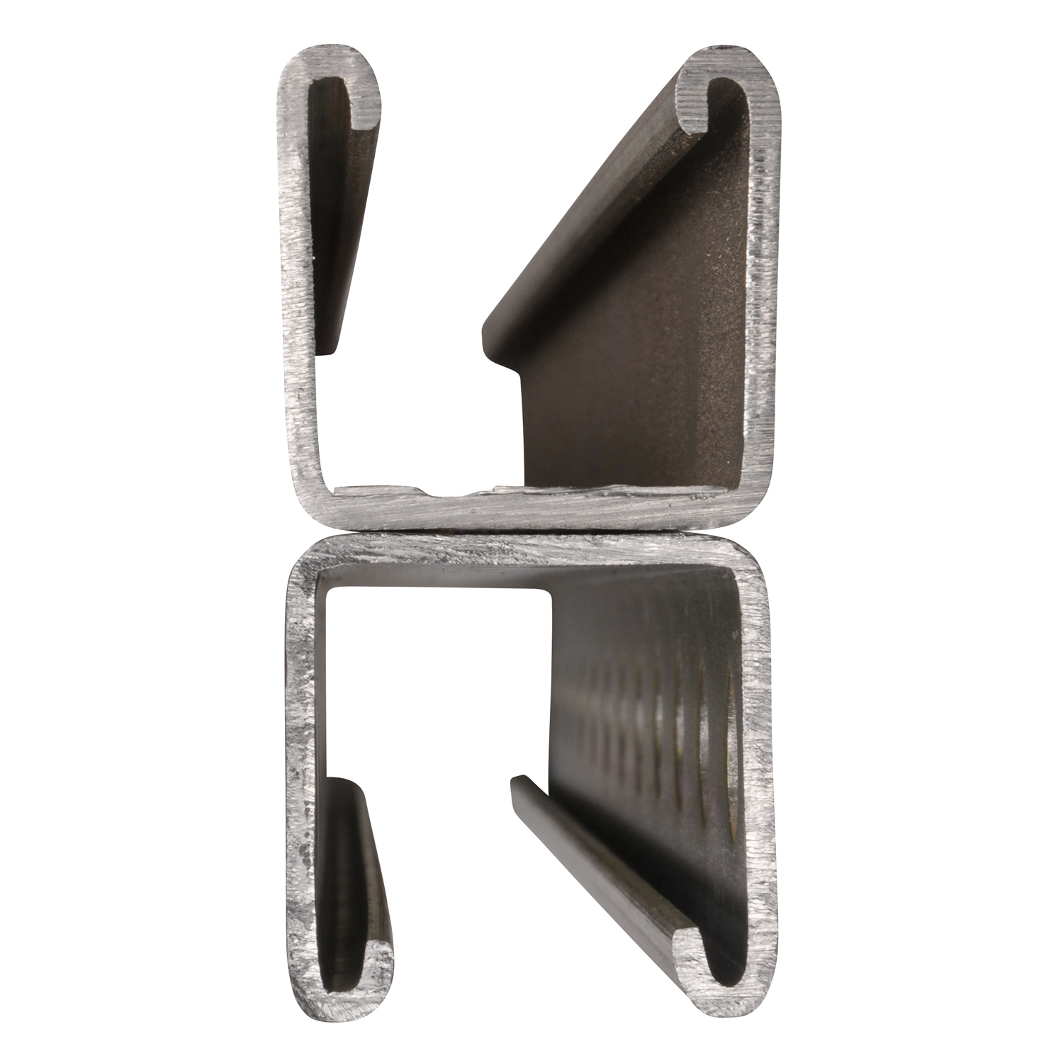 Channel, 12 Gauge, 1-5/8 Inch x 1-5/8 Inch, Length 20 Feet, Green Urethane Powder Coated Steel, Back to Back Combination