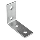 Fitting, 90 Degree, Height 4-1/8 Inches, Base Length 3-1/2 Inches, Hole Diameter 9/16 Inches, Stainless Steel