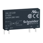Harmony, Solid state slim relay, 2 A, zero voltage switching, input 15...30 V DC, output 24...280 V AC