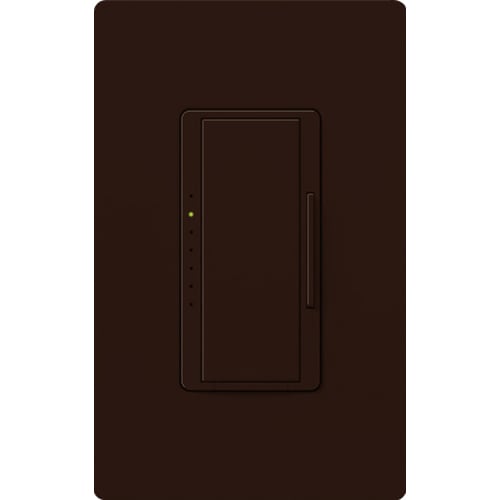 Maestro Wireless Dimmer, Incandescent/Halogen, Magnetic Low-Voltage, Specification grade, multi-location/single-pole, 120V/600W/VA in brown, Vive enabled