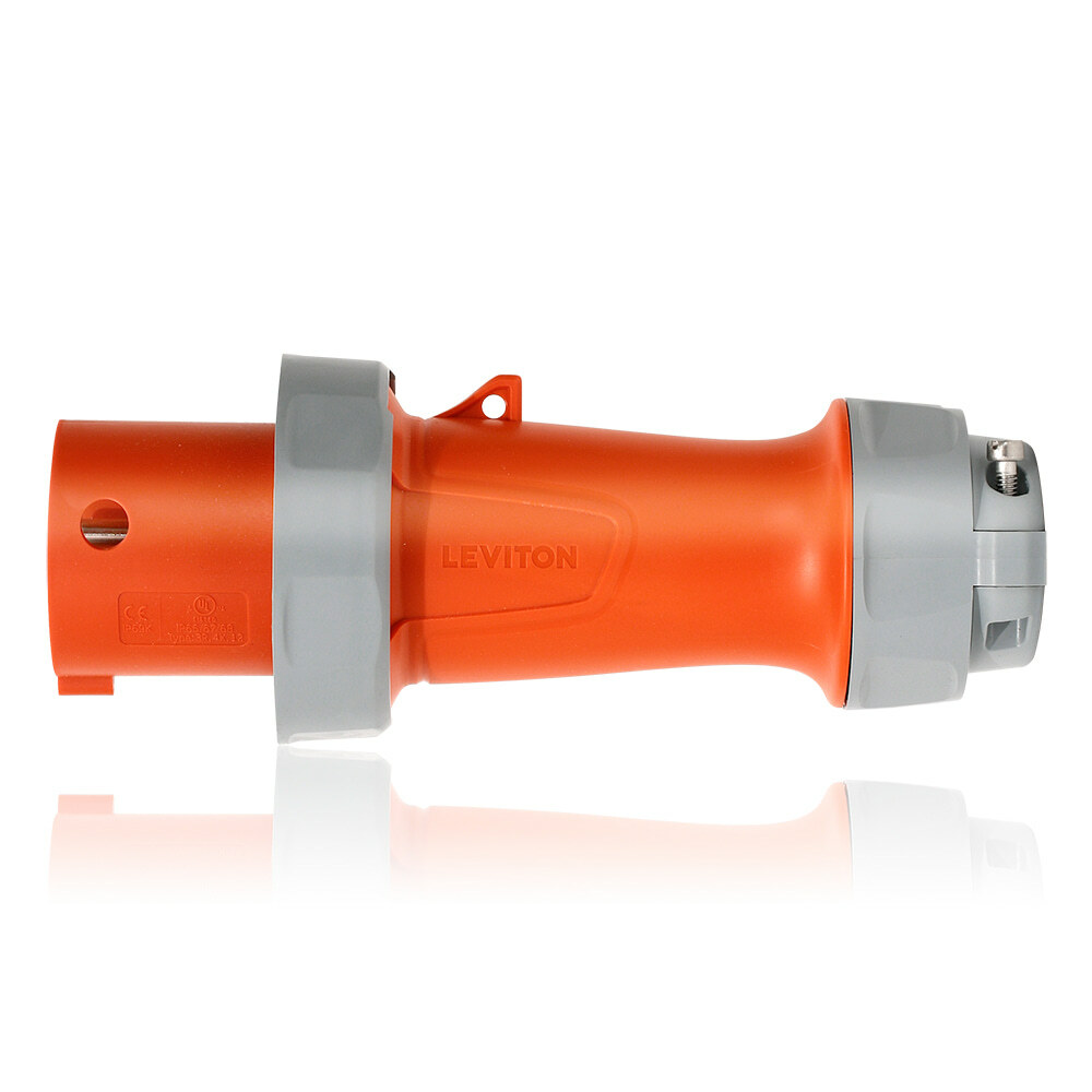 60 AMP PIN & SLEEVE PLUG-ORANGE