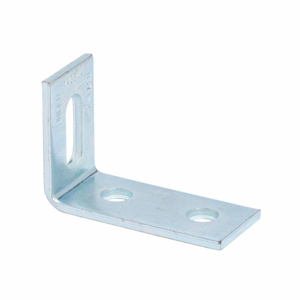Eaton B-Line series corner angle, 2" H x 2.62" L x 1.62" W, Steel, Stainless steel type 304, Three hole adjustable corner angle