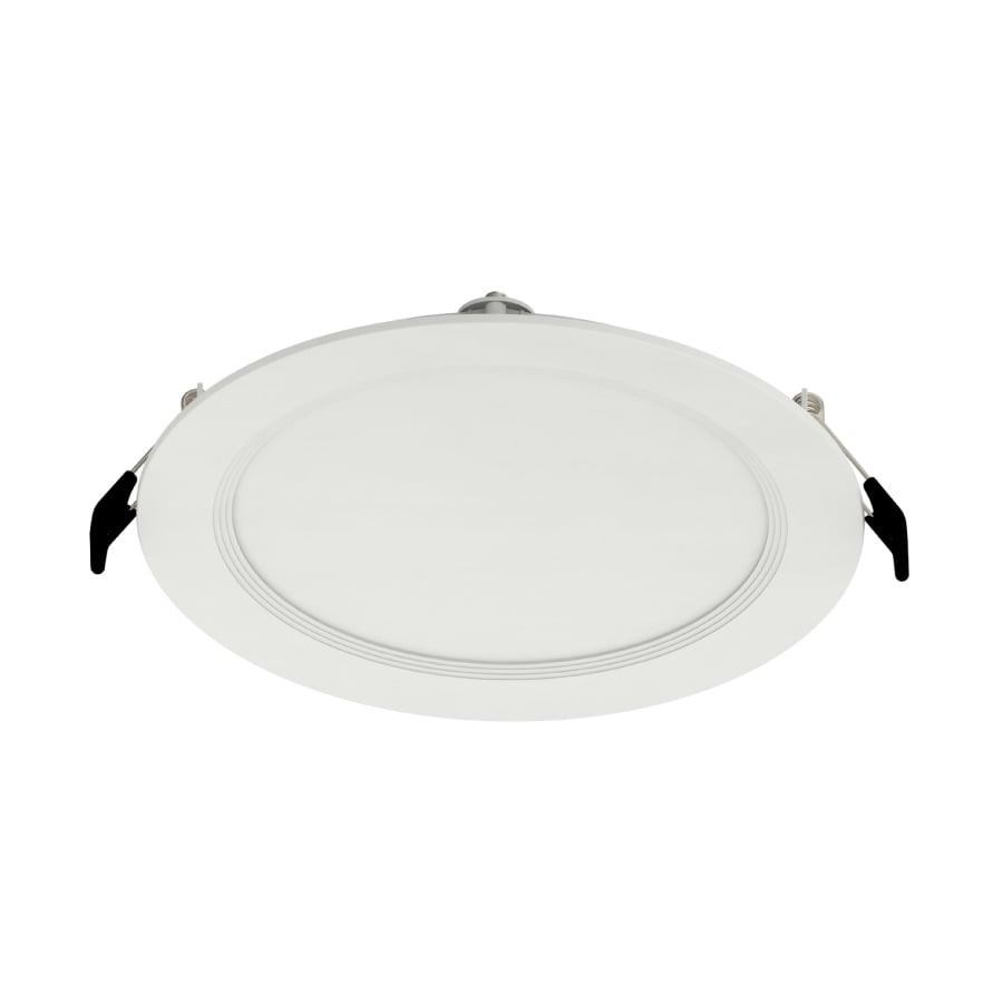 6" WAFER ROUND SHALLOW BAFFLE 13W CRI90 5CCT 120V WHITE