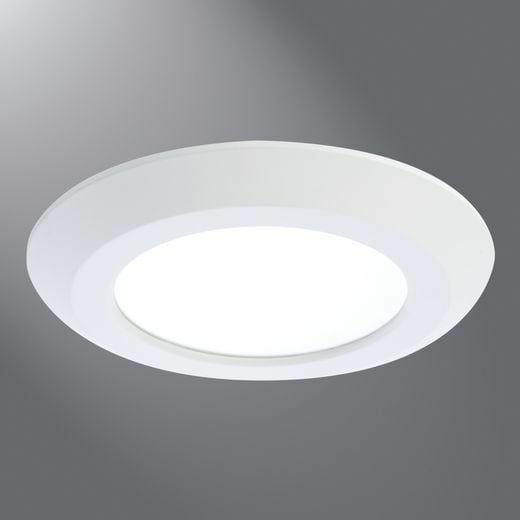 6" Surface LED Downlight, 120V, 80CRI, 4000K, White