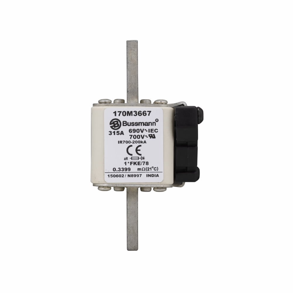 Fuse-link, high speed, 315 A, AC 690 V, compact size 1, 45 x 59 x 110 mm, aR, IEC, UL