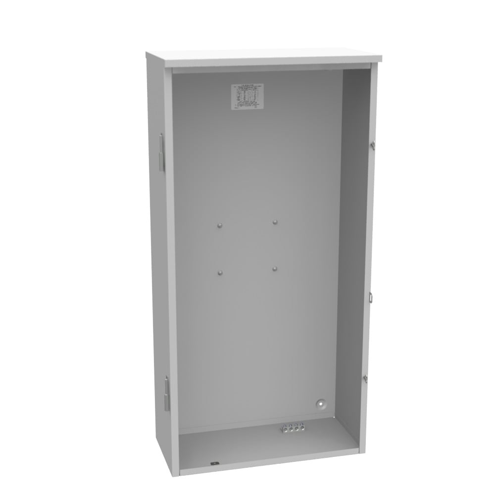 24x48x11 Painted Steel Single Front Lift Off Hinged Cover 3 Point Latch Rack Provision