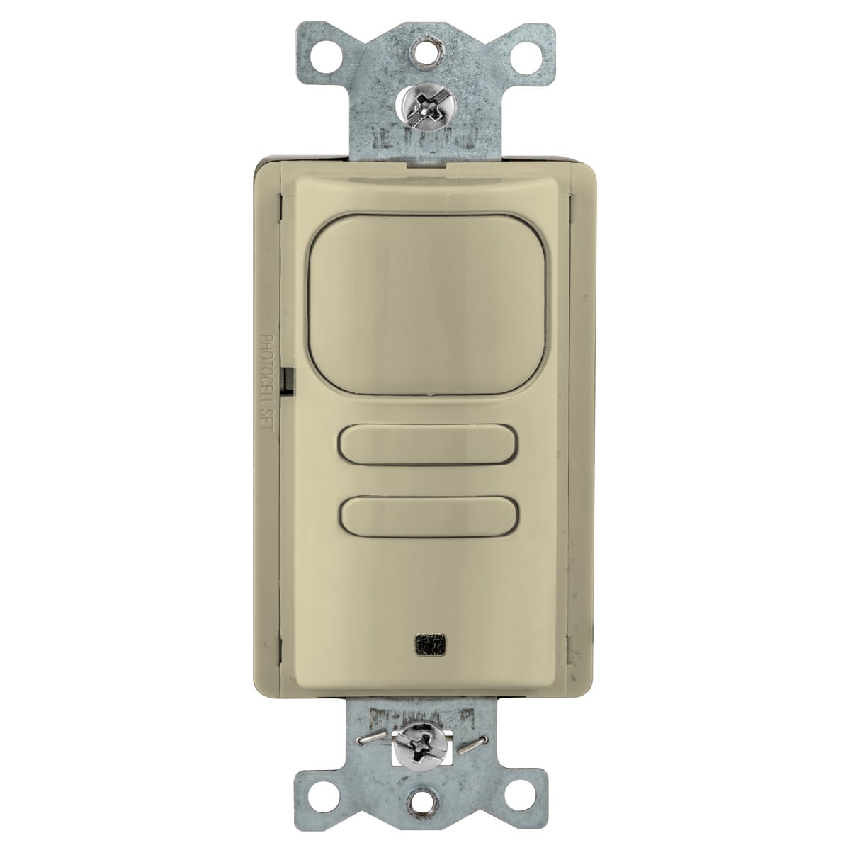 Occupancy/Vacancy Sensors, Wall Switch,Adaptive Passive Infrared, 2 Circuit, 120/277V AC, Ivory