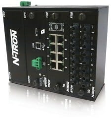 NT24K-DR16-AC Modular Managed Ethernet Switch, AC
