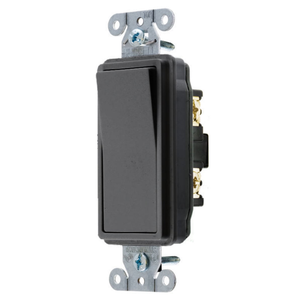 DS220BK General Purpose Standard Specification Grade AC Decorator Switch, 120/277 VAC, 20 A, 5540 W Power Rating, 2-Position Contact