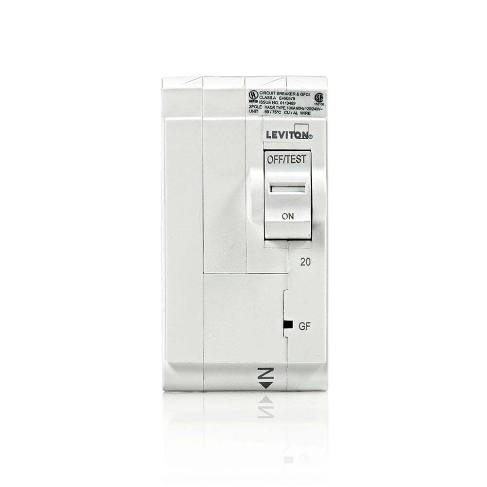 LB220-G LB Series Ground Fault Circuit Breaker, 120/240 V AC, 20 A, 2 Poles, Magnetic Trip