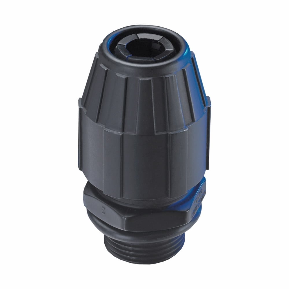 Eaton Crouse-Hinds series NCGB cord grip, Cable range min/max: 0.25-0.42", Non-armoured and tray cable, Non-armoured gland, Thermoplastic polyester, General purpose, 1/2" NPT