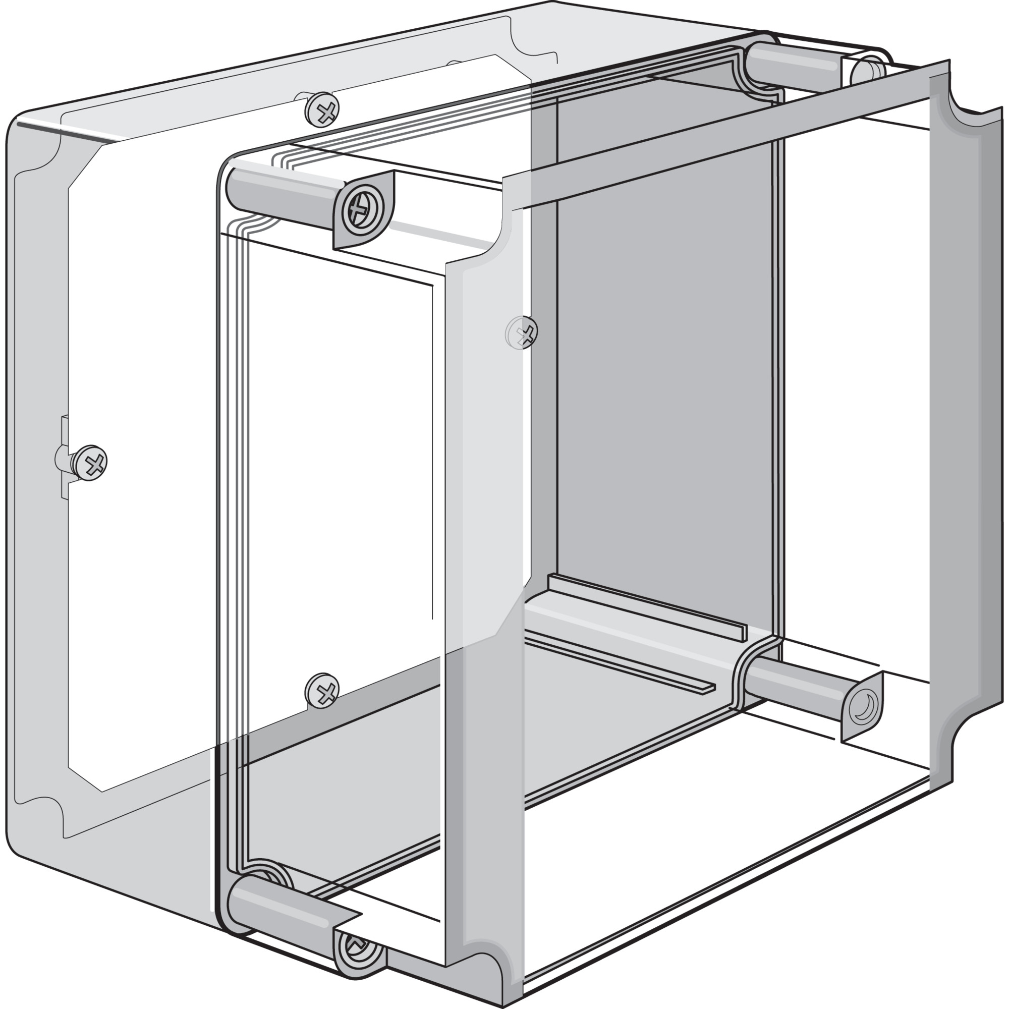 Mounting plate, 175x175
