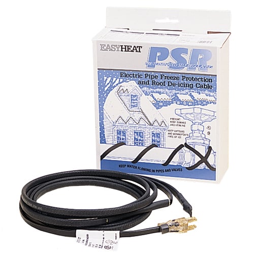 PSR Self regulating, Pre-terminated Cable, 75 FT Length, 375 Watts, 240 Vac
