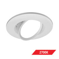 DCG Series 6 in. White Gimbal LED Recessed Downlight, 2700K