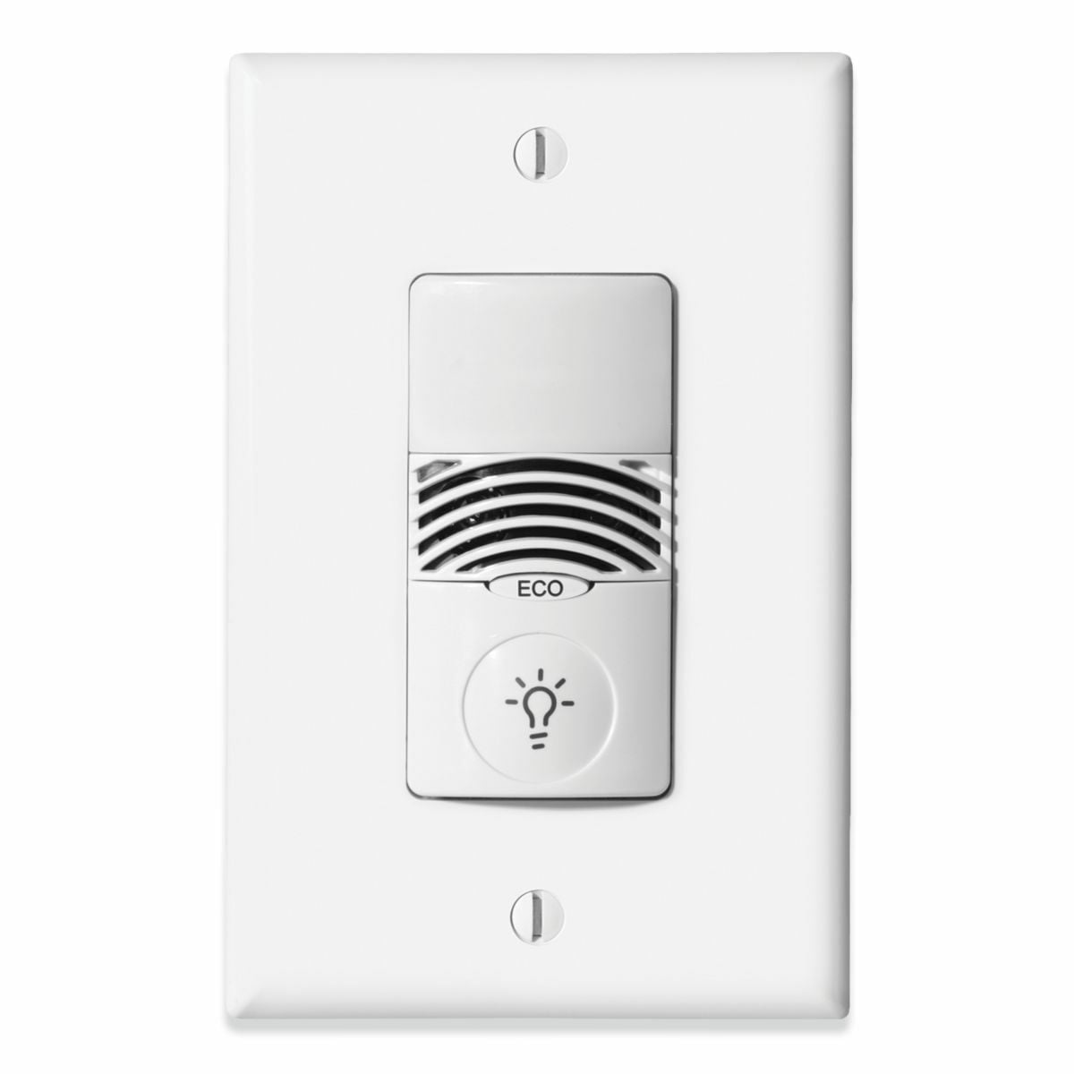 Dual Tech Low Voltage Wall Switch Sensor, 10-30 VDC Input with isolated Form C relay, Ivory finish