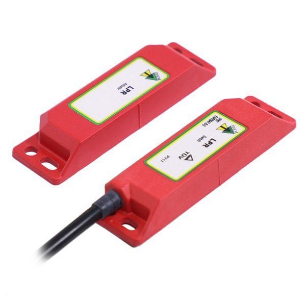LPR Magnetic Non-Contact Safety Interlock Switch, 5M Pre-Wired, 2NC 1NO