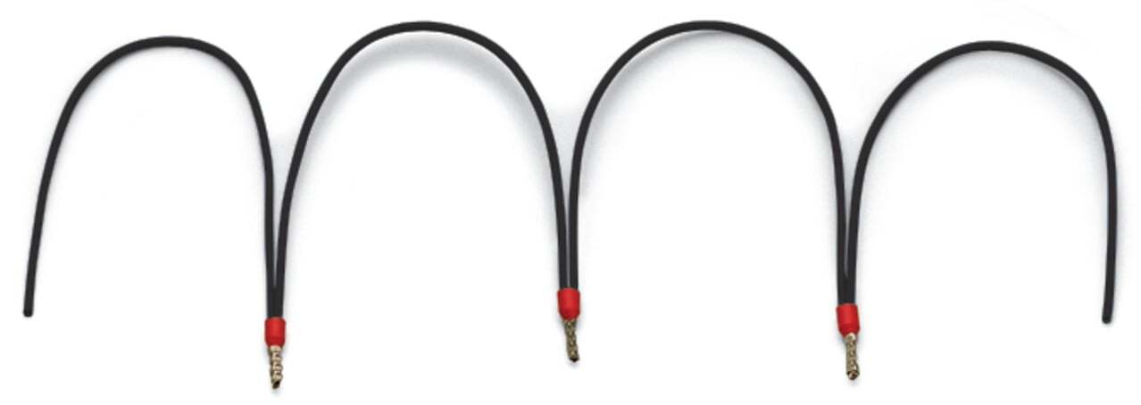 Wire commoning chain; insulated; black