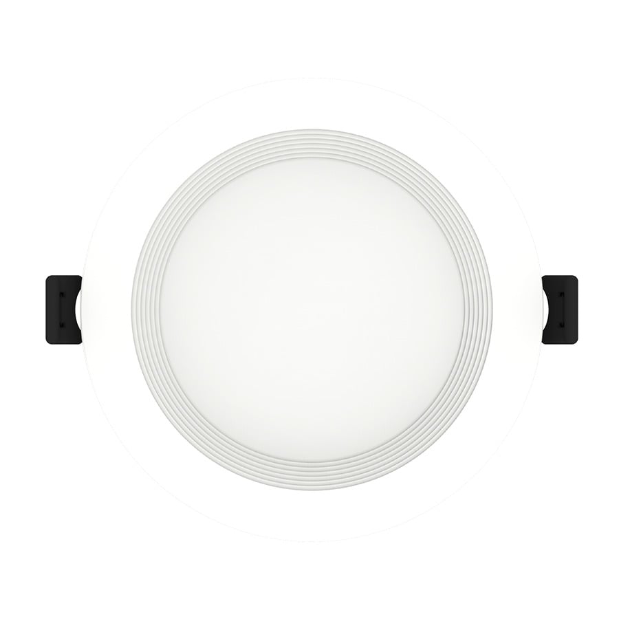 Recessed Downlights 643.8 Lumens Wafer Edge-Lit 9W 4 Inches Round 90CRI Adjustable 2700/3500/4000/5000K 120V White Baffle