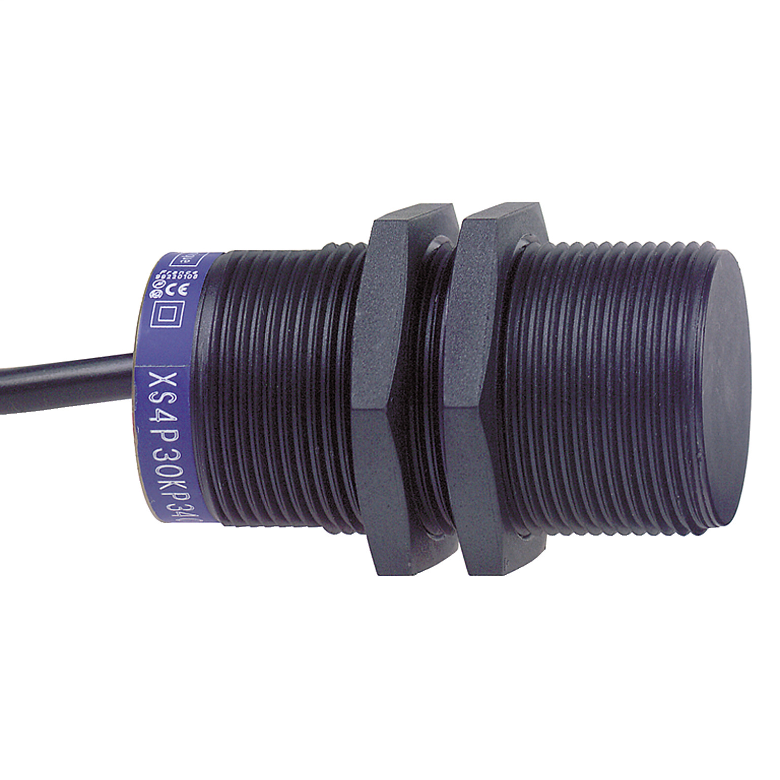 inductive sensor XS4 M30 - L62mm - PPS - Sn15mm - 12..48VDC - cable 5m