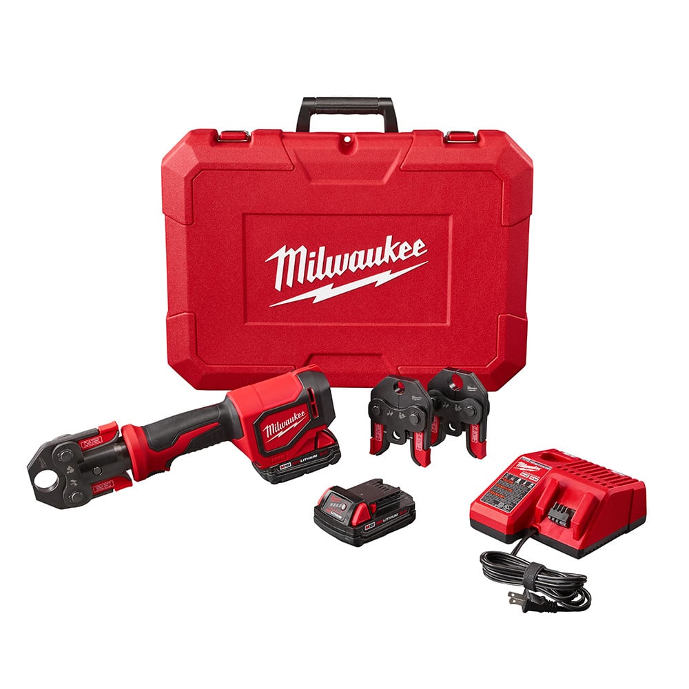 M18 Short Throw Press Tool Kit w/ PEX Crimp Jaws