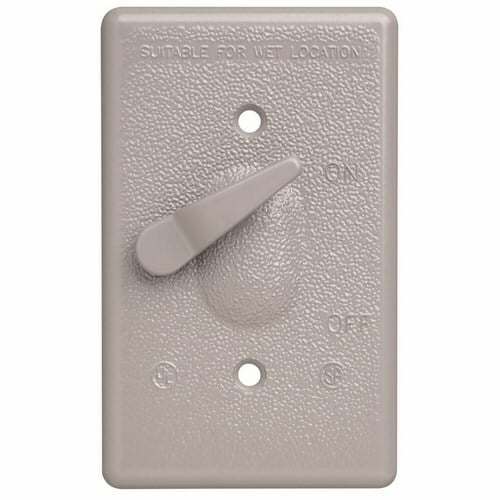 CA1GL Cast Weatherproof Toggle Switch Cover Actuating Lever, Gray