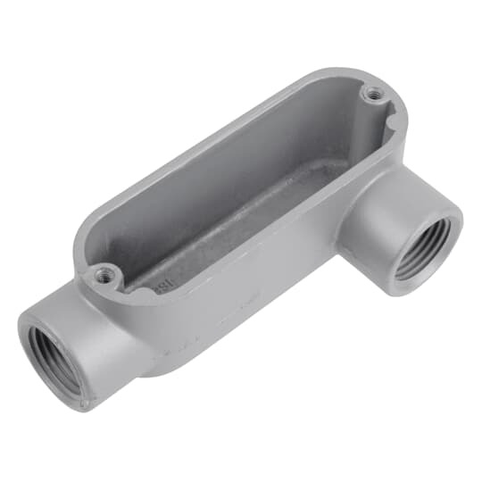 1 inch Threaded Die Cast Aluminum Conduit Body-Left Side Opening, For Use with Rigid/IMC Conduit