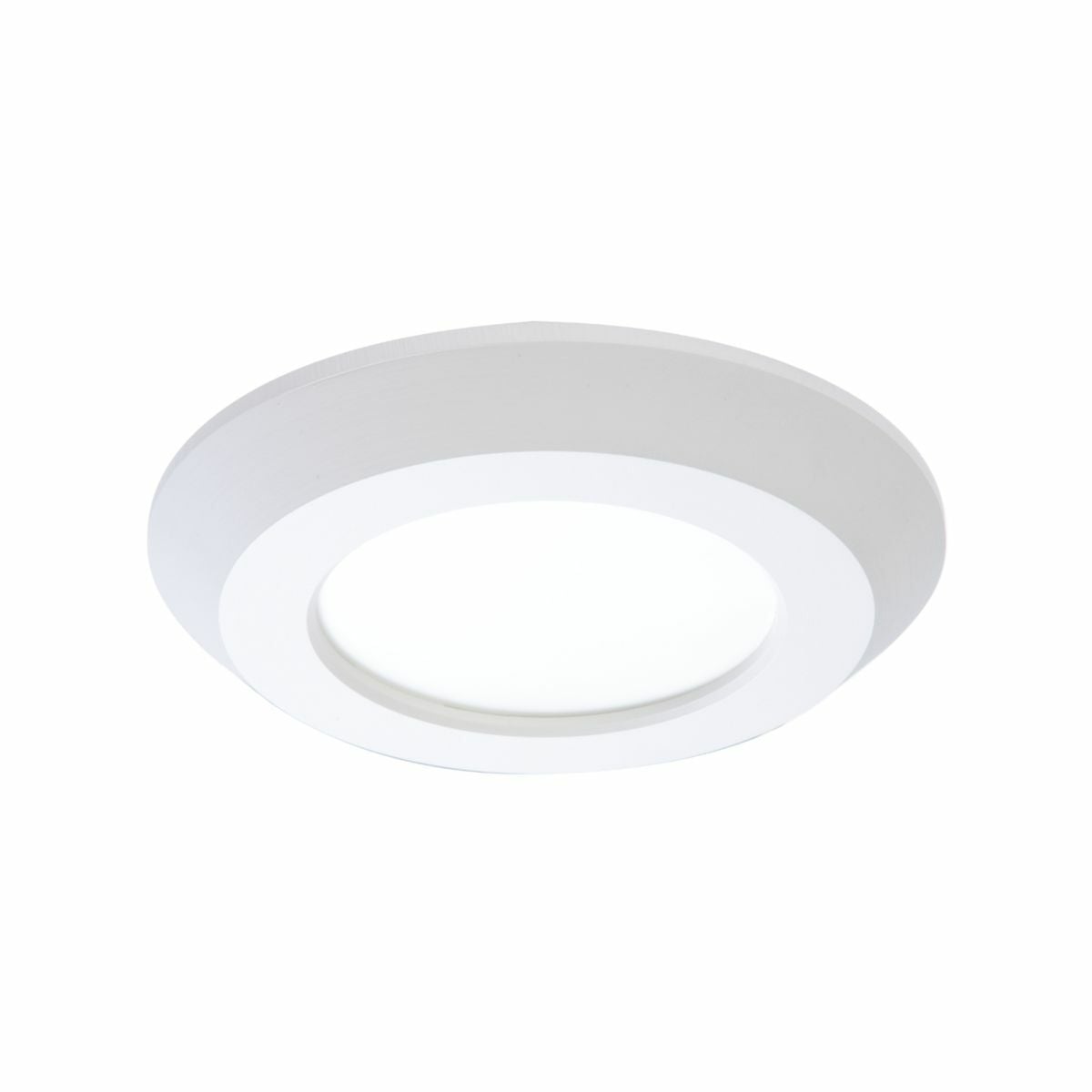 4" Surface LED Downlight, 120V, 80CRI, 2700K, White, Junction Box mount only
