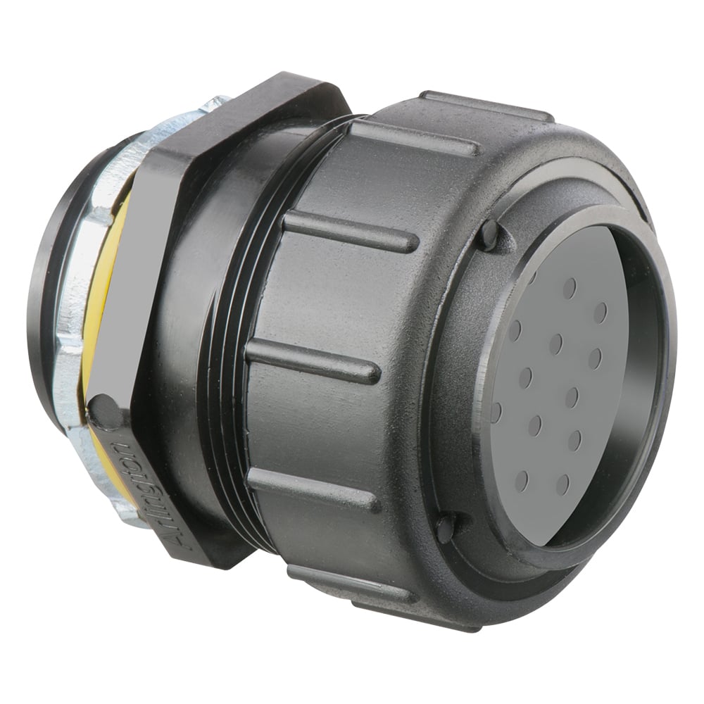 Non-metallic, 1-1/4" multi-hole cord grip holds up to 13 cables and is idea for the connection of cables into solar raceways, fittings, and combiner or junction boxes.