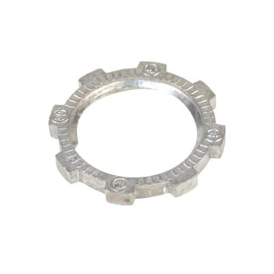 LN-206 Steel City Conduit Locknut, 2 in, For Use With Rigid/IMC Conduits, Die Cast Zinc
