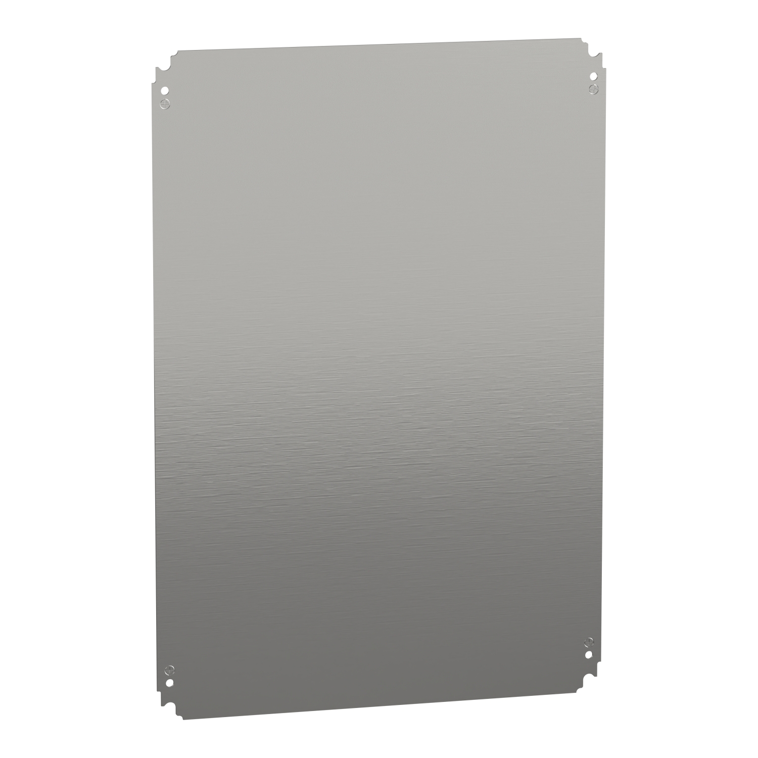 Plain mounting plate H700xW500mm made of galvanised sheet steel