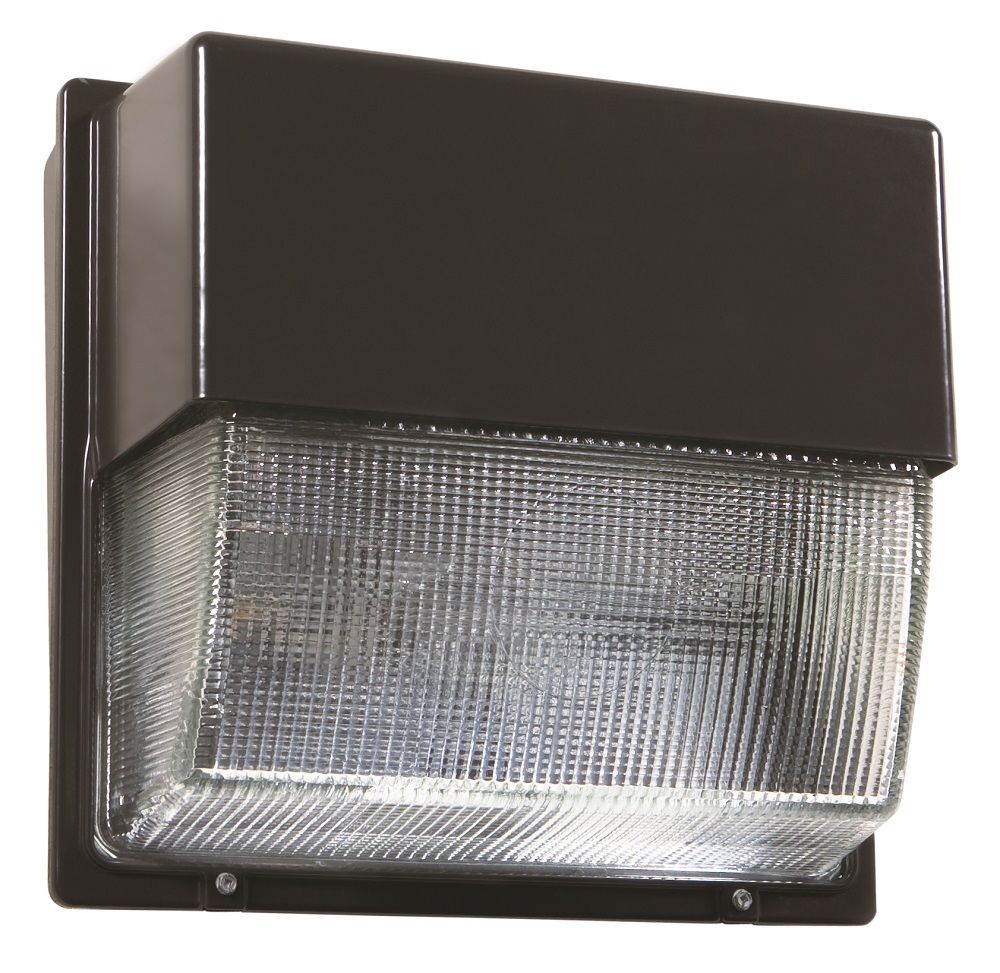 TWH LED 30C 1000 50K T3M MVOLT PER DDBXD Glass Refractor LED Outdoor Wall Pack, 30 LEDs, 1000 mA, NEMA Twist-Lock Receptacle, 5000K