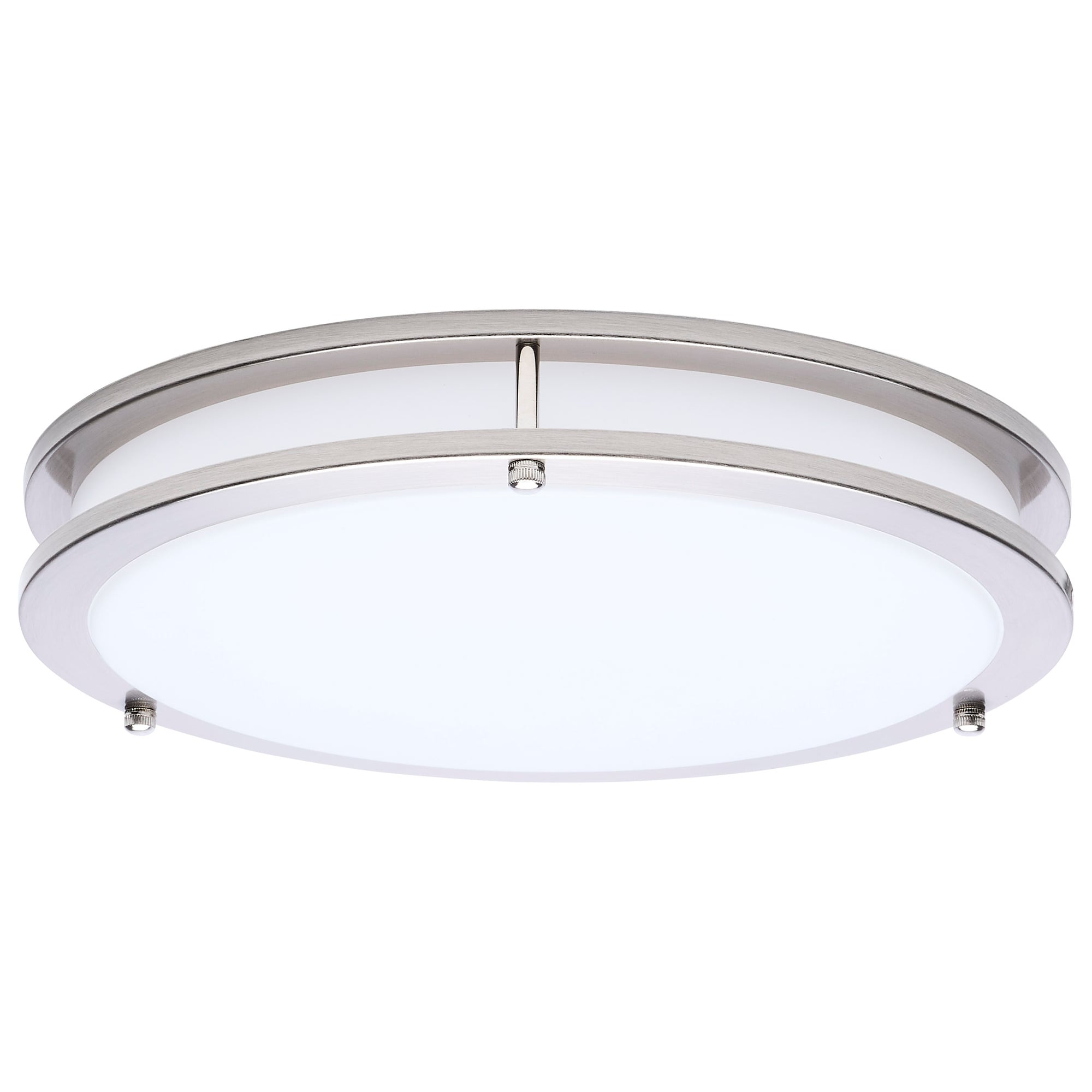 Glamour - LED 13 Inch Flush Mount - Brushed Nickel Finish - 27K/3K/35K/4K/5K CCT Selectable