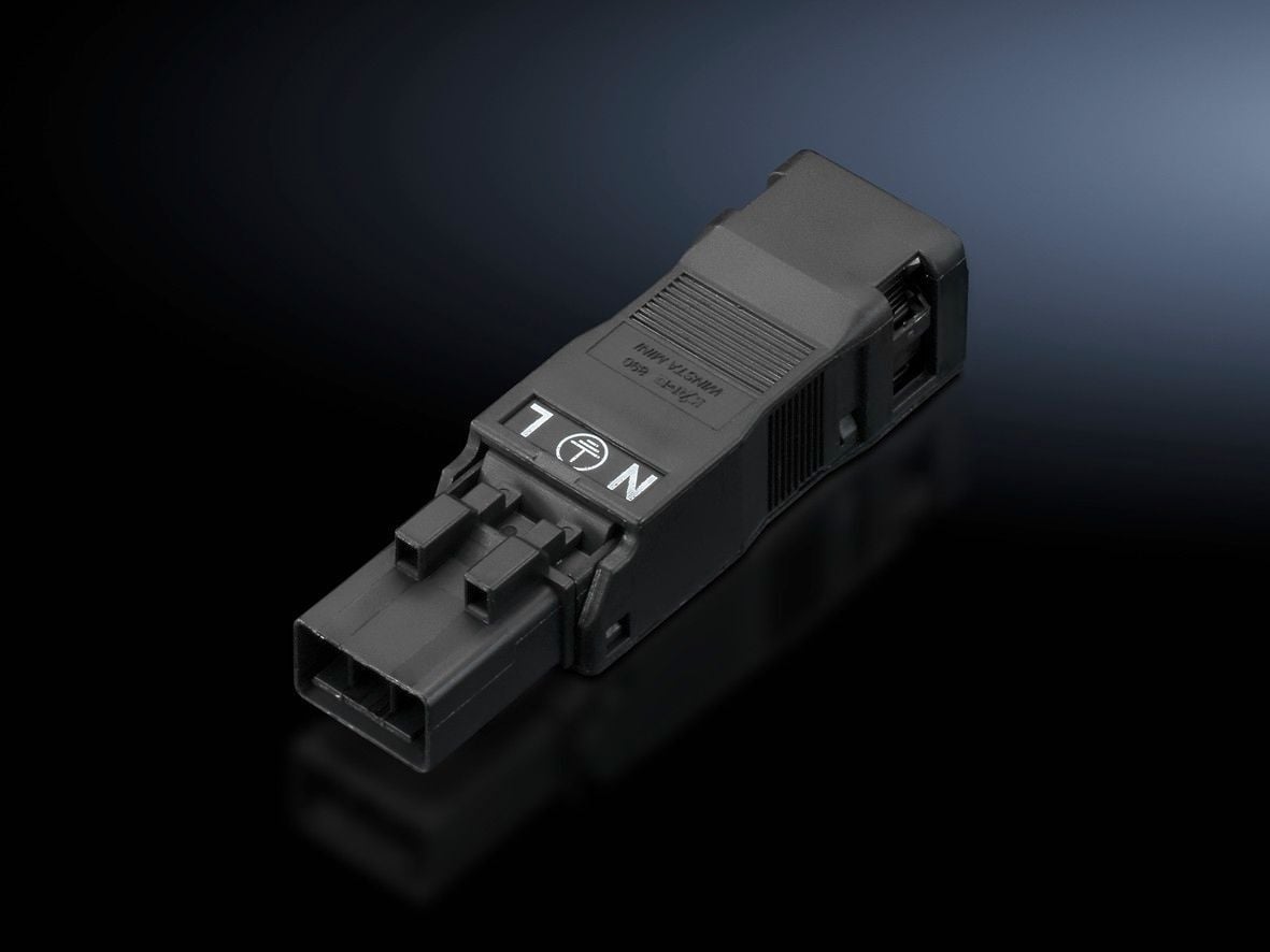 SZ Connector, for through-wiring, 3-pole, 100-240 V, Connection accessories for self-assembly
