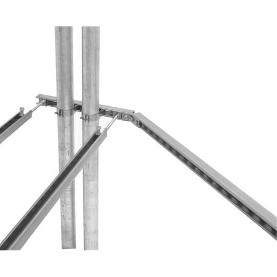 Brace, Seismic, Length 4-1/2 Inches, Height 1-3/4 Inches, Width 1-5/8 Inches, Hole Diameter 9/16 Inches, Load Safety Factor 1,500 Pounds, Steel