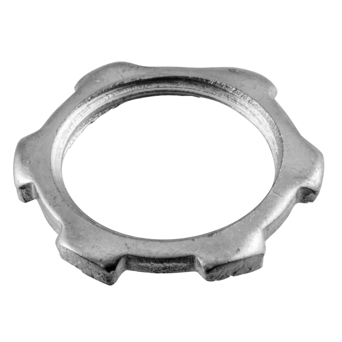 Kellems Wire Management, Cord Connector Accessories, Locknut, Zinc Plated Steel, 1/2", 50 Pack